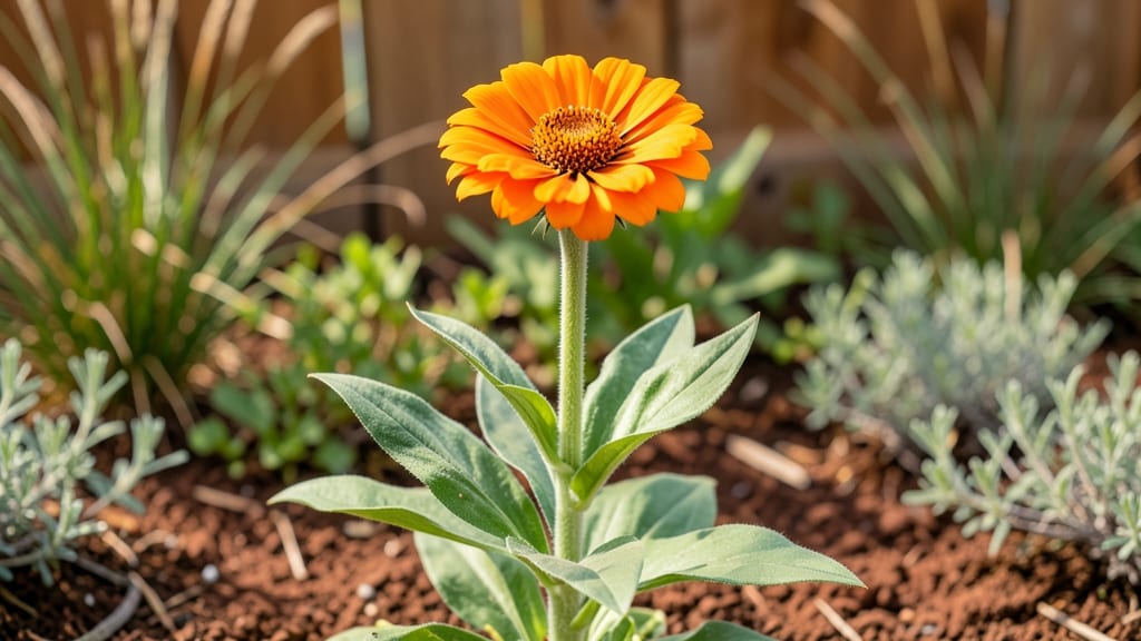 Orange Zinnia Flower Growing Guide: Purple Canopy Magic in Shade Gardens