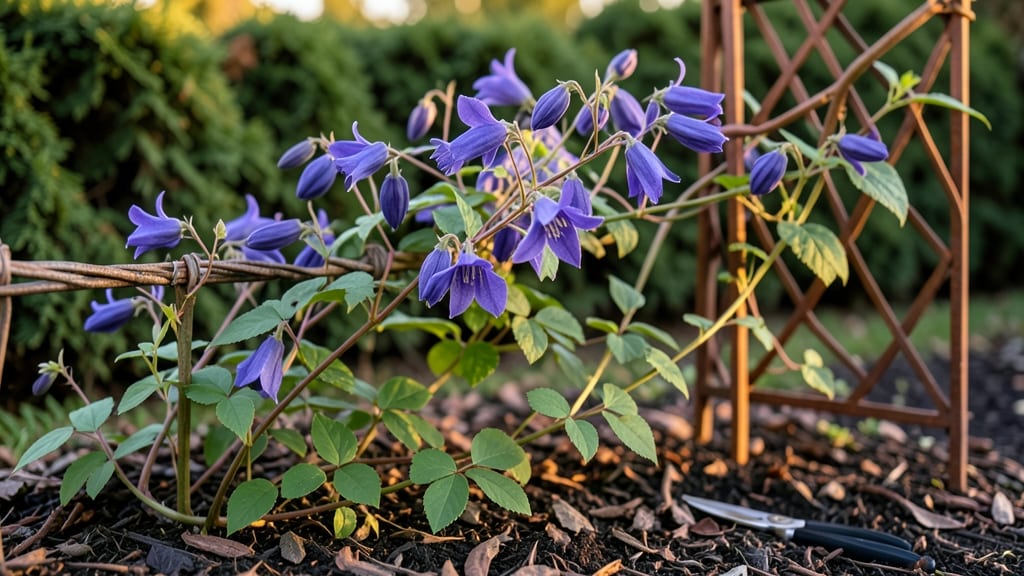 Blue Flowered Clematis: Climbing Elegance for Vertical Garden Drama