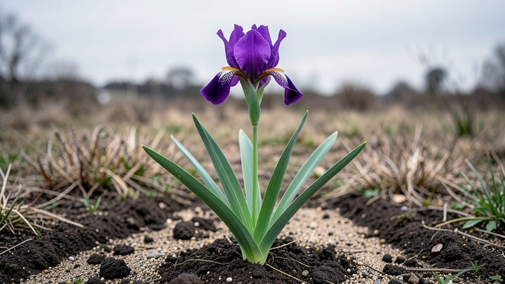 Early Flowering Iris: Bold Purple Strikes Before Spring Rivals