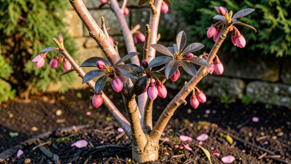 Flowering Plum Shrub: Year-Round Blooms With Minimal Pruning Effort