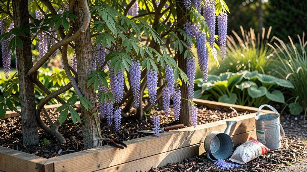 Flowering Wisteria Tree: Year-Round Bloom Timing by Seasonal Growth Stages