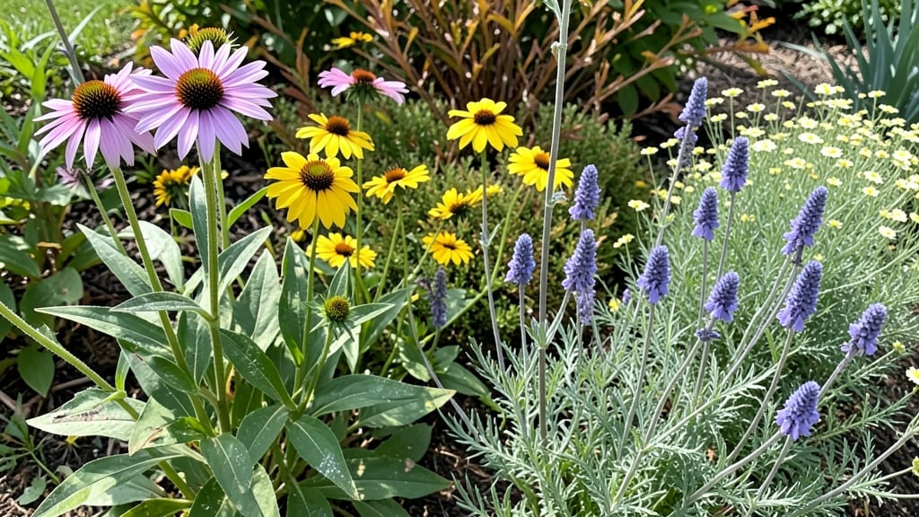 Mixed Flower Garden: Pollinator Paradise With Year-Round Color