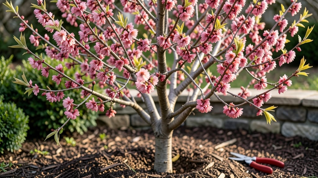 Red Flowering Peach Tree: Pollinator Magnet With Vibrant Spring Blossoms