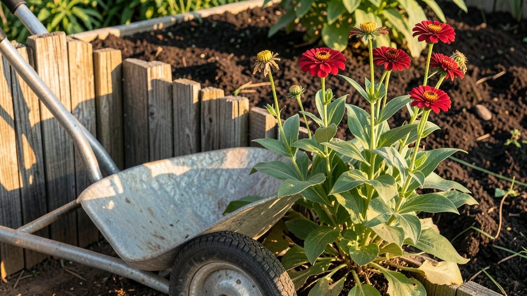 Wheelbarrow Flower Bed: Year-Round Color With Zero-Fuss Design